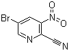 structure of CAS# 573675-25-9, 5-Bromo-3-nitropyridine-2-carbonitrile;5-Bromo-2-cyano-3-nitropyridine