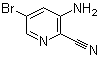 结构式 CAS# 573675-27-1, 3-氨基-5-溴吡啶-2-甲腈