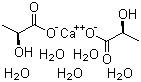 structure of CAS# 5743-47-5, L-Calcium lactate pentahydrate