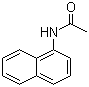 结构式 CAS# 575-36-0, N-乙酰-1-萘胺; N-(1-萘基)乙酰胺