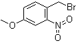 结构式 CAS# 57559-52-1, 4-甲氧基-2-硝基溴苄