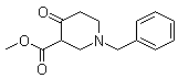 结构式 CAS# 57611-47-9, 1-苄基-4-氧代哌啶-3-羧酸甲酯