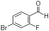 结构式 CAS# 57848-46-1, 4-溴-2-氟苯甲醛; 2-氟-4-溴苯甲醛