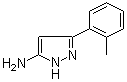 structure of CAS# 57860-42-1, 5-Amino-3-(2-methylphenyl)-1H-pyrazole;3-Amino-5-(2-methylphenyl)pyrazole