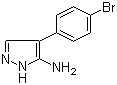 结构式 CAS# 57999-08-3, 5-氨基-4-(4-溴苯基)吡唑