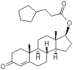 Testosterone cypionate molecular structure (CAS 58-20-8)