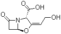 结构式 CAS# 58001-44-8, 克拉维酸; (2R,3Z,5R)-3-(2-羟基亚乙基)-7-氧代-4-氧杂-1-氮杂双环[3.2.0]庚烷-2-羧酸