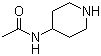 结构式 CAS# 5810-56-0, N-(4-哌啶基)乙酰胺