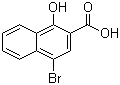 结构式 CAS# 5813-37-6, 4-溴-1-羟基-2-萘甲酸