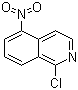 structure of CAS# 58142-97-5, 1-Chloro-5-nitroisoquinoline