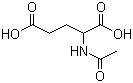 结构式 CAS# 5817-08-3, N-乙酰-DL-谷氨酸
