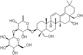 结构式 CAS# 58316-41-9, 柴胡皂甙 B2