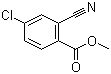 Methyl 4-chloro-2-cyanobenzoate molecular structure (CAS 58331-97-8)