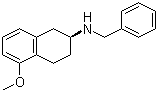 结构式 CAS# 58349-23-8, (S)-5-甲氧基-1,2,3,4-四氢-N-(苯甲基)-2-萘胺