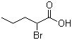 structure of CAS# 584-93-0, 2-Bromovaleric acid