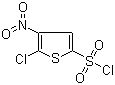 结构式 CAS# 58457-24-2, 2-氯-3-硝基噻吩-5-磺酰氯