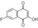 结构式 CAS# 58472-36-9, 7-氟-2-羟基-1,4-萘二酮