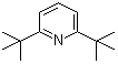 structure of CAS# 585-48-8, 2,6-Di-tert-butylpyridine;NSC 175805; 2,6-Bis(1,1-dimethylethyl)pyridine