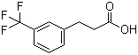 结构式 CAS# 585-50-2, 3-(3-三氟甲基苯基)丙酸