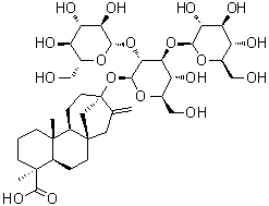 结构式 CAS# 58543-17-2, 莱苞迪甙 B