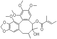 结构式 CAS# 58546-55-7, 五味子酯乙