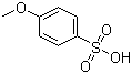 结构式 CAS# 5857-42-1, 4-甲氧基苯磺酸