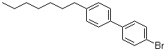 structure of CAS# 58573-93-6, 4-Bromo-4'-heptyl-1,1'-biphenyl;4-Bromo-4'-heptylbiphenyl; 4'-Bromo-4-heptylbiphenyl; 4'-Heptyl-4-bromobiphenyl