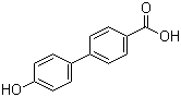 结构式 CAS# 58574-03-1, 4'-羟基联苯-4-羧酸