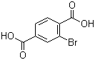 结构式 CAS# 586-35-6, 2-溴四苯醌; 2-溴对苯二甲酸