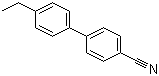 structure of CAS# 58743-75-2, 4-Cyano-4'-ethylbiphenyl;4-(4'-Ethylphenyl)benzonitrile; 4'-Ethyl[1,1'-biphenyl]-4-carbonitrile