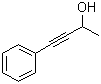 结构式 CAS# 5876-76-6, 4-苯基-3-丁炔-2-醇