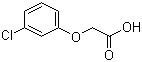 3-Chlorophenoxyacetic acid molecular structure (CAS 588-32-9)