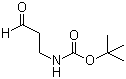 结构式 CAS# 58885-60-2, (3-氧代丙基)氨基甲酸叔丁酯