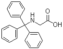 结构式 CAS# 5893-05-0, N-三苯甲基甘氨酸