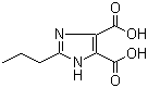 结构式 CAS# 58954-23-7, 2-丙基咪唑二羧酸