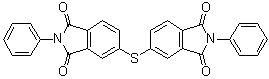 结构式 CAS# 58974-89-3, 5,5'-亚硫基二[2-苯基-1H-异吲哚-1,3(2H)-二酮]