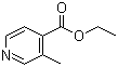 结构式 CAS# 58997-11-8, 3-甲基-4-吡啶羧酸乙酯