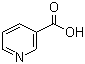 structure of CAS# 59-67-6, Nicotinic acid;Niacin; Vitamin PP; 3-Pyridinecarboxylic acid; 3-Carboxypyridine