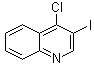 结构式 CAS# 590371-90-7, 4-氯-3-碘喹啉