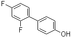 结构式 CAS# 59089-68-8, 4-(2,4-二氟苯基)苯酚