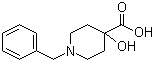 结构式 CAS# 59119-18-5, 1-苄基-4-羟基哌啶-4-羧酸
