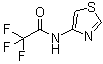 结构式 CAS# 59134-92-8, 2,2,2-三氟-N-4-噻唑基乙酰胺