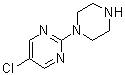 结构式 CAS# 59215-40-6, 1-(5-氯-2-嘧啶基)哌嗪