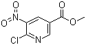 structure of CAS# 59237-53-5, Methyl 6-chloro-5-nitronicotinate