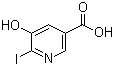 结构式 CAS# 59288-39-0, 6-碘-5-羟基烟酸