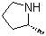 structure of CAS# 59335-84-1, (S)-2-Methyl-pyrrolidine
