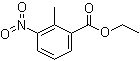 结构式 CAS# 59382-60-4, 2-甲基-3-硝基苯甲酸乙酯