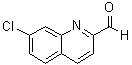 结构式 CAS# 59394-27-3, 7-氯-2-喹啉甲醛