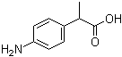 结构式 CAS# 59430-62-5, 2-(4-氨基苯基)丙酸