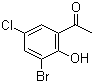 结构式 CAS# 59443-15-1, 3'-溴-5'-氯-2'-羟基苯乙酮